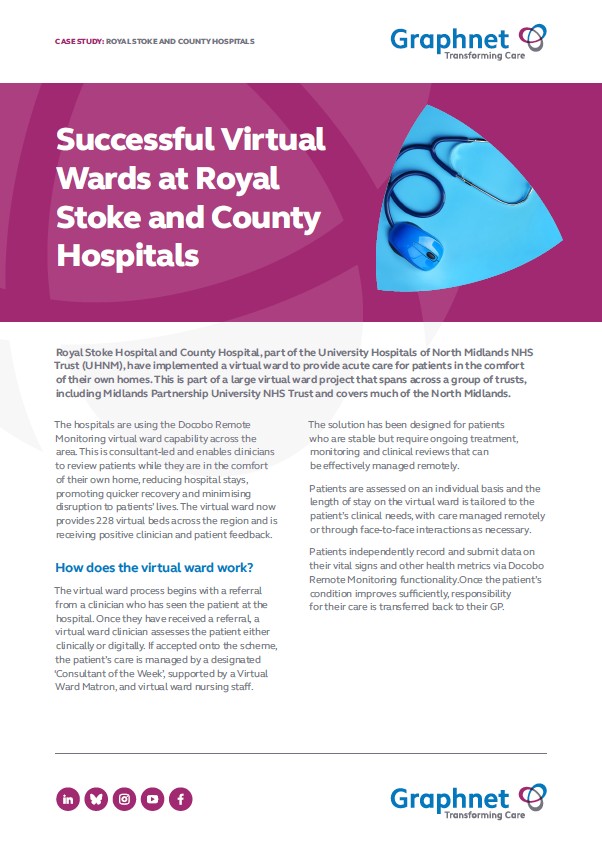 Royal And Stoke County Hospital Case Study Front Cover