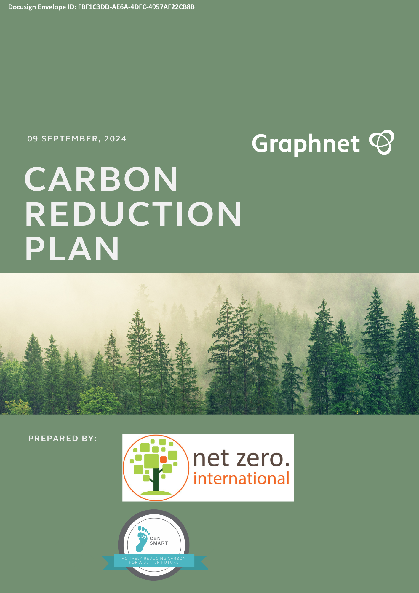 Carbon Reduction Plan Front Cover 2024