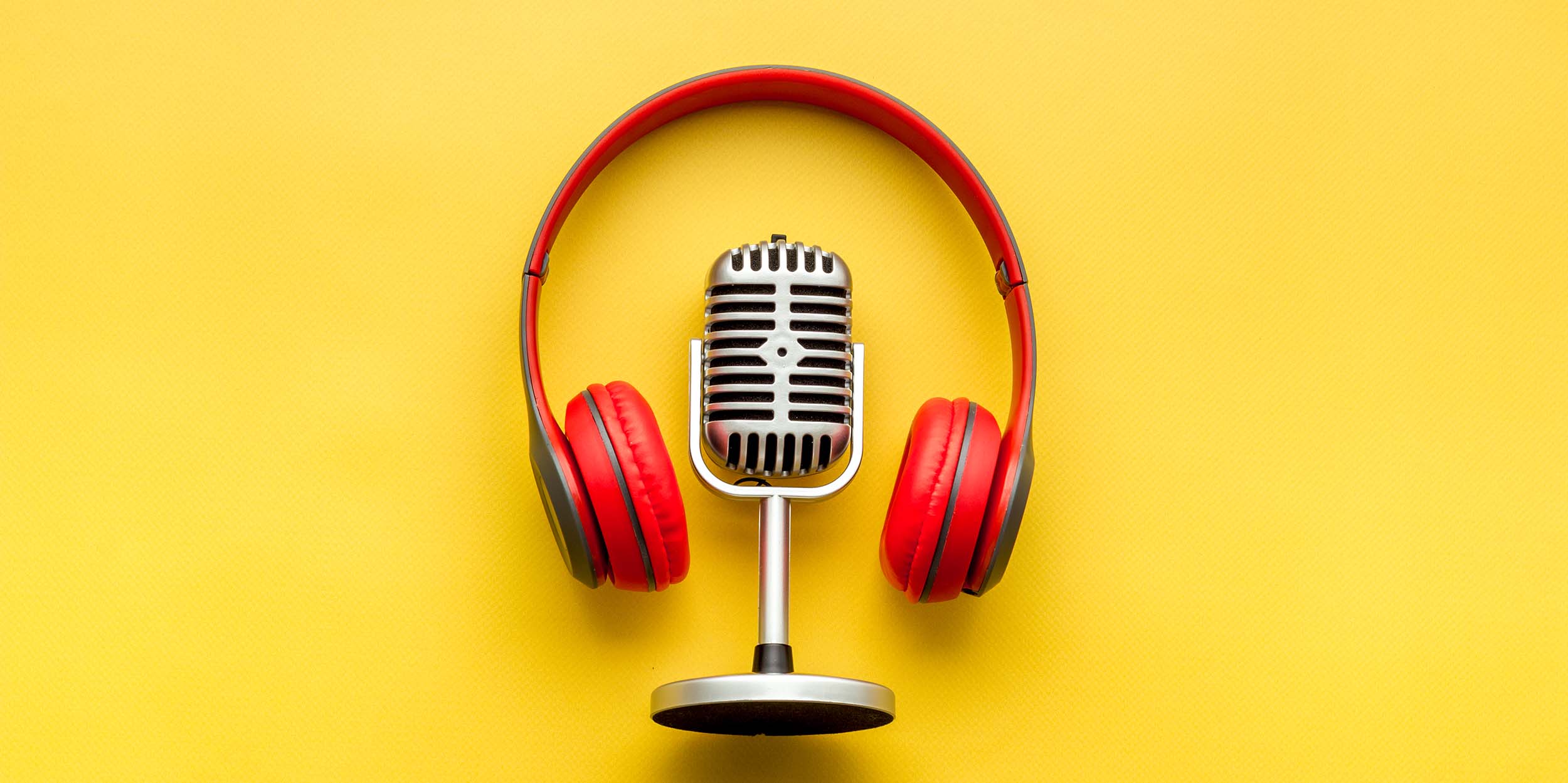 Retro Mic And Headphones Web