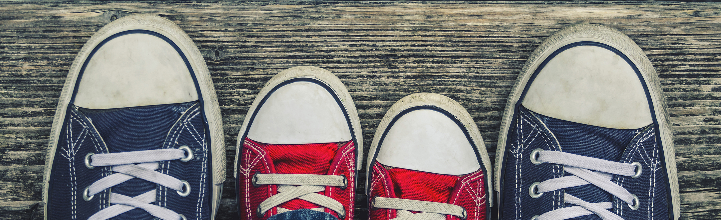 Child And Adult Converse Website Banner