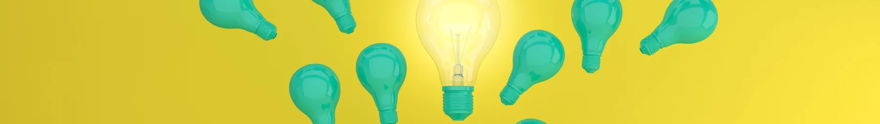 Light bulbs as ideas